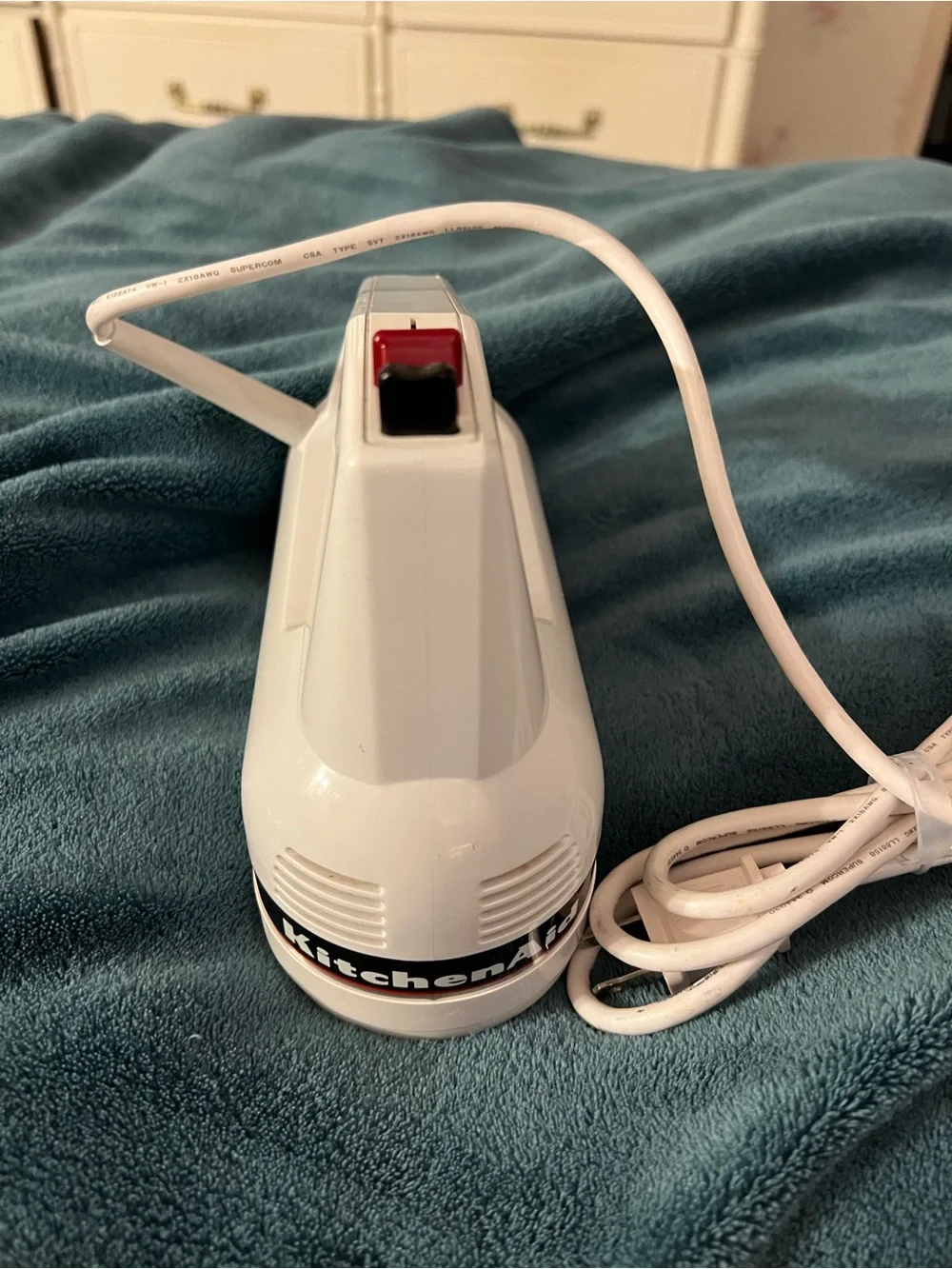 KitchenAid Ultra Power Plus white 5-speed hand mixer only- St. Joseph Michigan